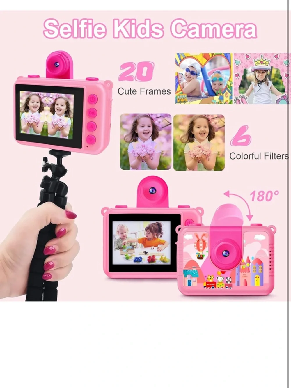 Kids underwater Digital Camera with Case & 32GB